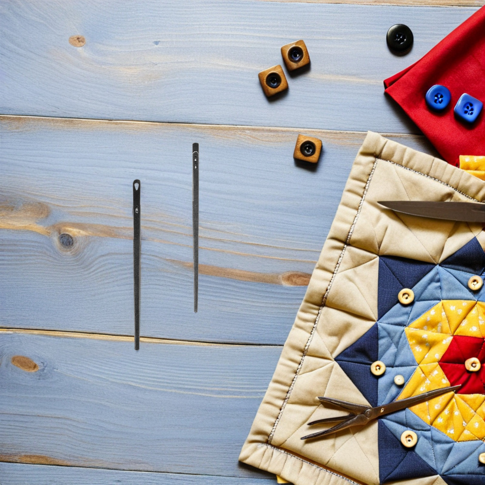 Leatherwork Hand Sewing Needles - 8개입 재봉 바늘 수동 레이싱 스레딩