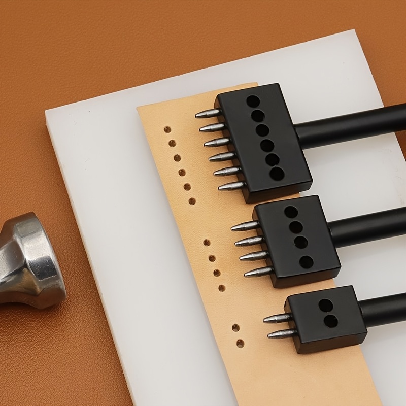 Leatherwork Manual - 6슬롯 원형 커터와 5mm 간격을 가진