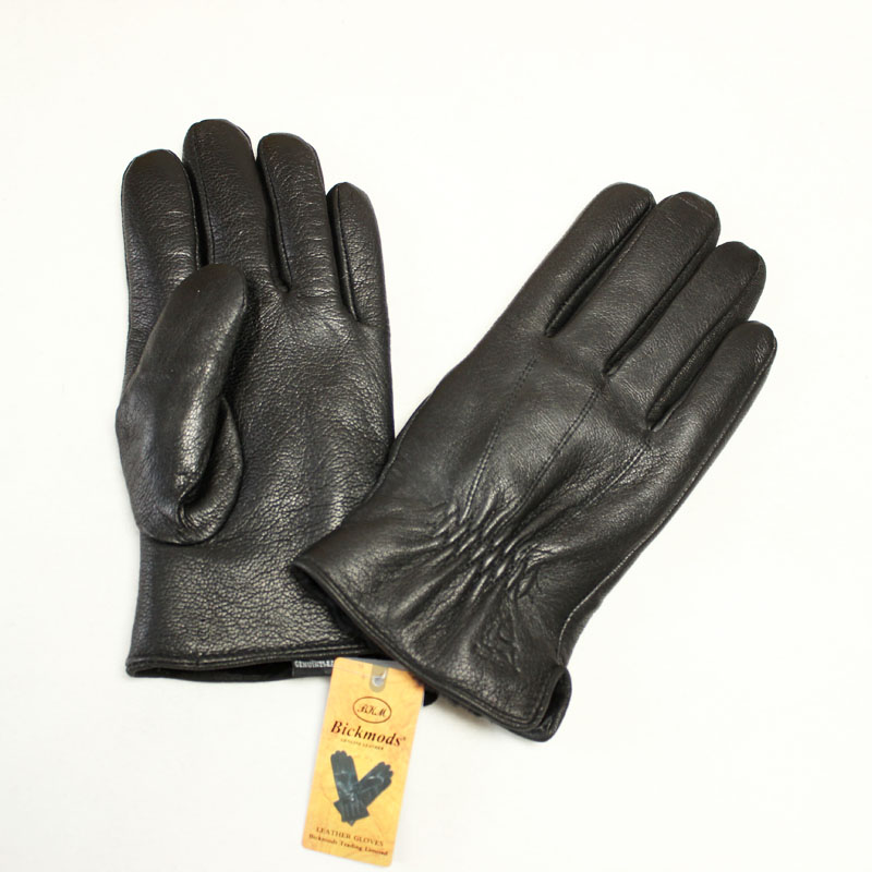 Leather Work Winter Gloves - 남성용 겨울 따뜻한 두꺼운 장갑 검정색