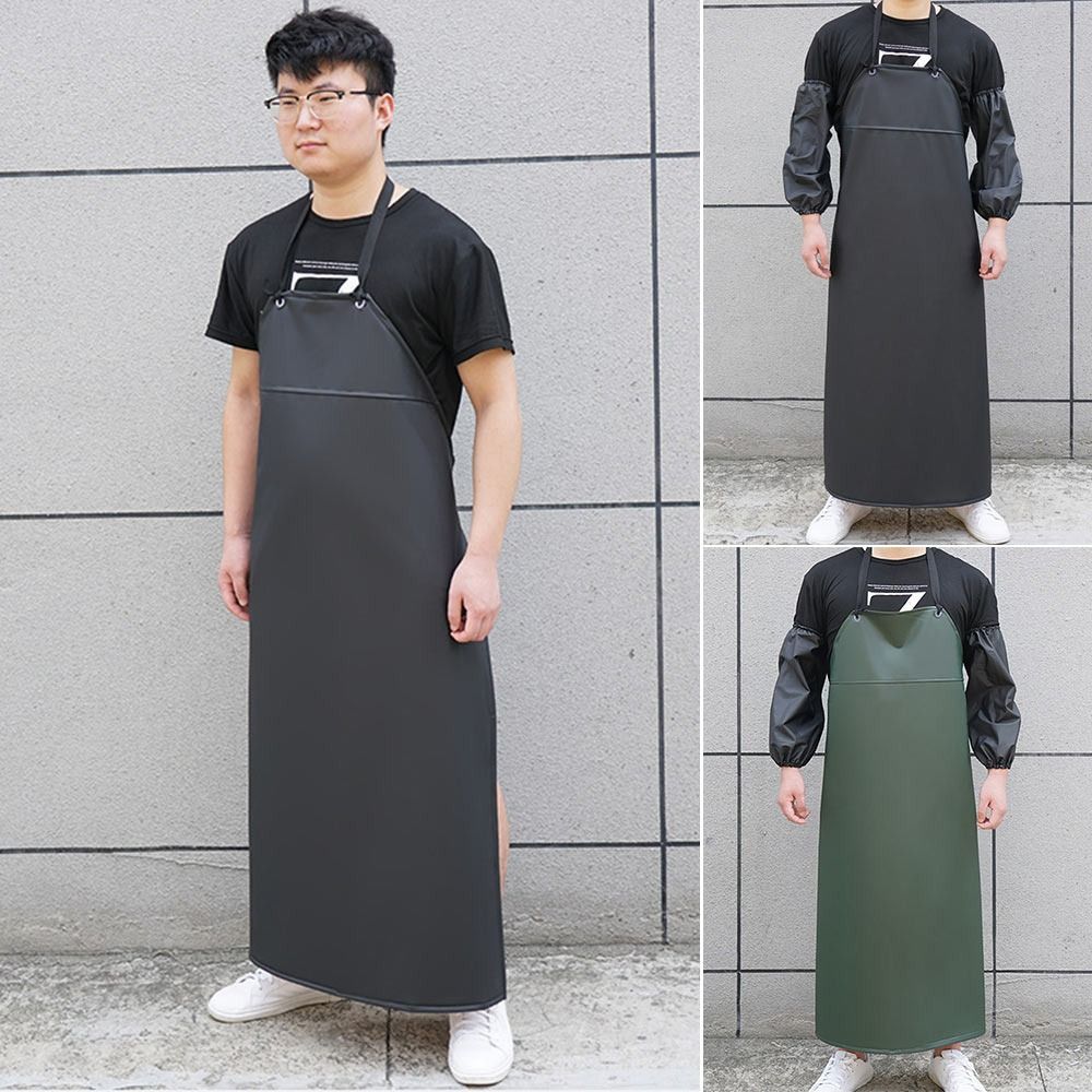 Leatherwork Apron - 내구성 좋은 PU 가죽 주방 앞치마