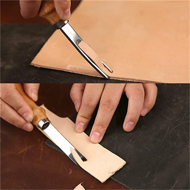Leatherwork Diy - 실용적인 가죽 공예 가장자리 Beveler Skiving