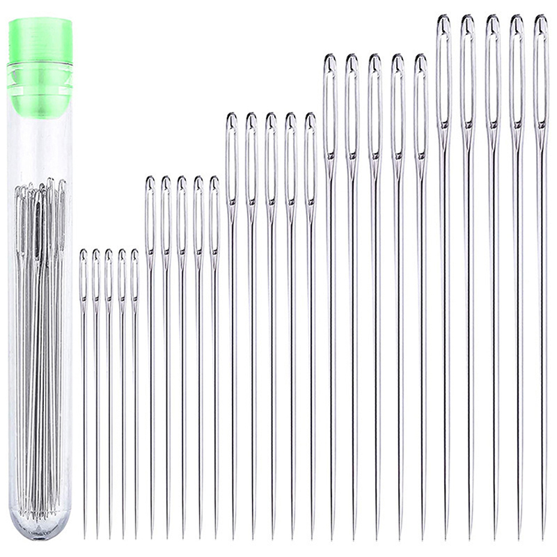 25개입 대형 손바느질 바늘 가죽공예, 실공예 및 일반 - Leatherwork Hand Sewing Needles 리뷰 및 가격