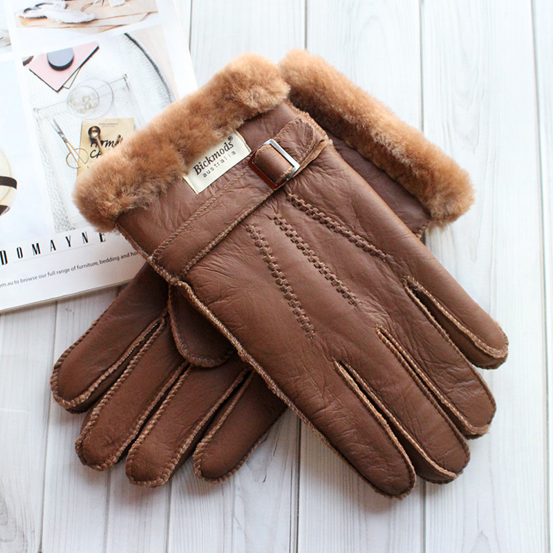 양모 모피 장갑 남자의 두꺼운 겨울 따뜻한 대형 야외  - Leather Work Winter Gloves 리뷰 및 가격