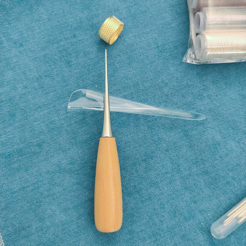 가죽 바늘 재봉 송곳 왁스 칠한 실 가죽 실내 장식품  - Leatherwork Hand Sewing Needles 리뷰 및 가격