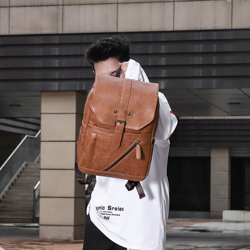 AOTIAN 고품질 비즈니스 인쇄 가죽 백팩 남성 디자 - Leather Work Rucksack Mens 리뷰 및 가격