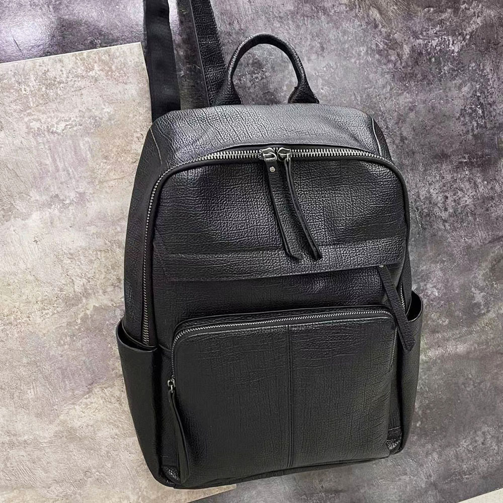 대형 남성용 천연 가죽 여행 백팩 블랙 소가죽 노트북  - Leather Work Rucksack Mens 리뷰 및 가격