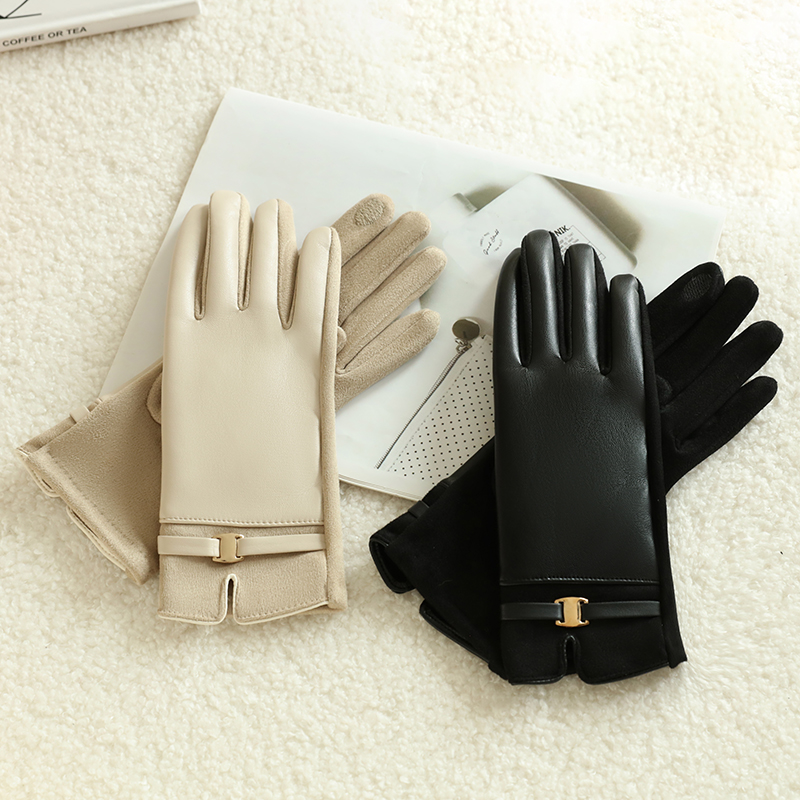 겨울철 여성용 장갑 1쌍 히트텍 및 터치스크린을 사용한 - Leather Work Winter Gloves 리뷰 및 가격