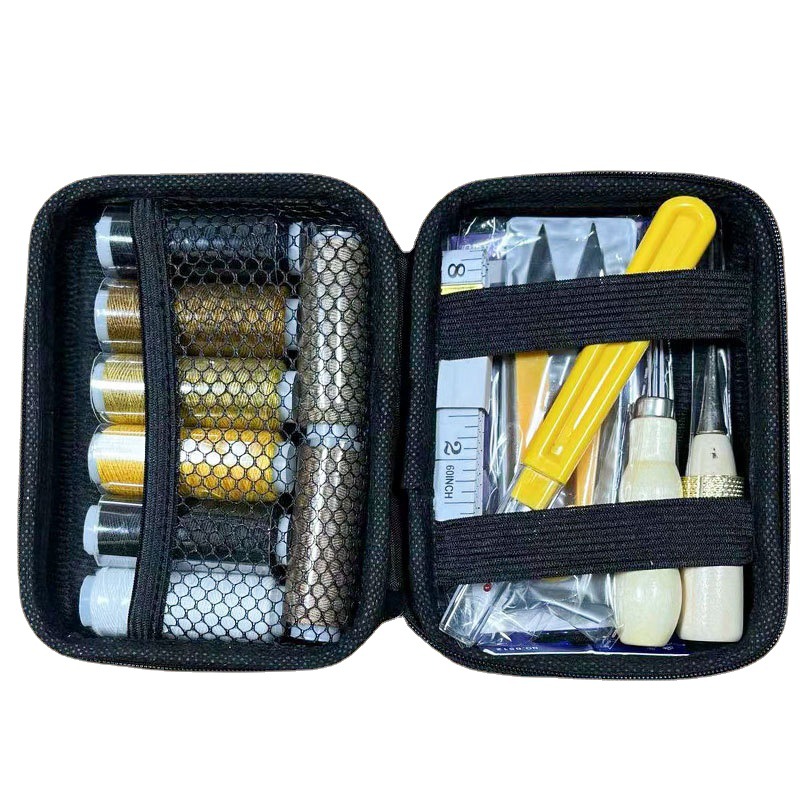 왁스칠한 실 공예 도구 손바느질 퀼팅 송곳 가죽 수리  - Leatherwork Hand Sewing Needles 리뷰 및 가격