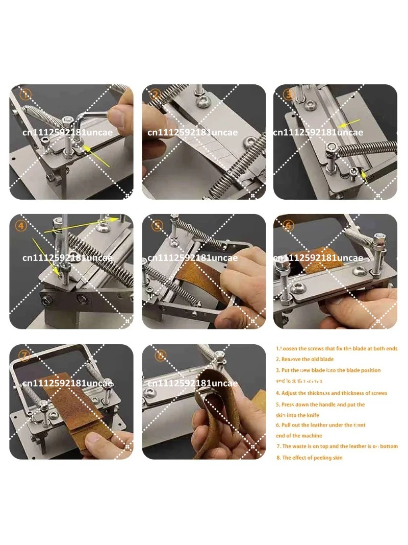 수동 가죽 분할기 필링 머신 스테인레스 스틸 블레이드  - Leatherwork Manual 리뷰 및 가격