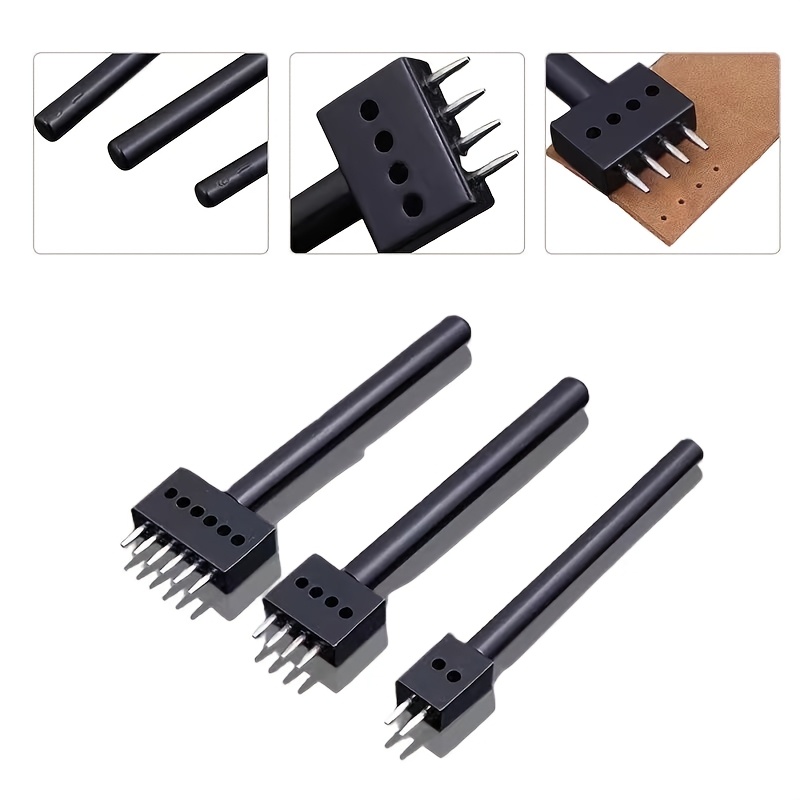 6슬롯 원형 커터와 5mm 간격을 가진 수동 가죽 펀칭 - Leatherwork Manual 리뷰 및 가격