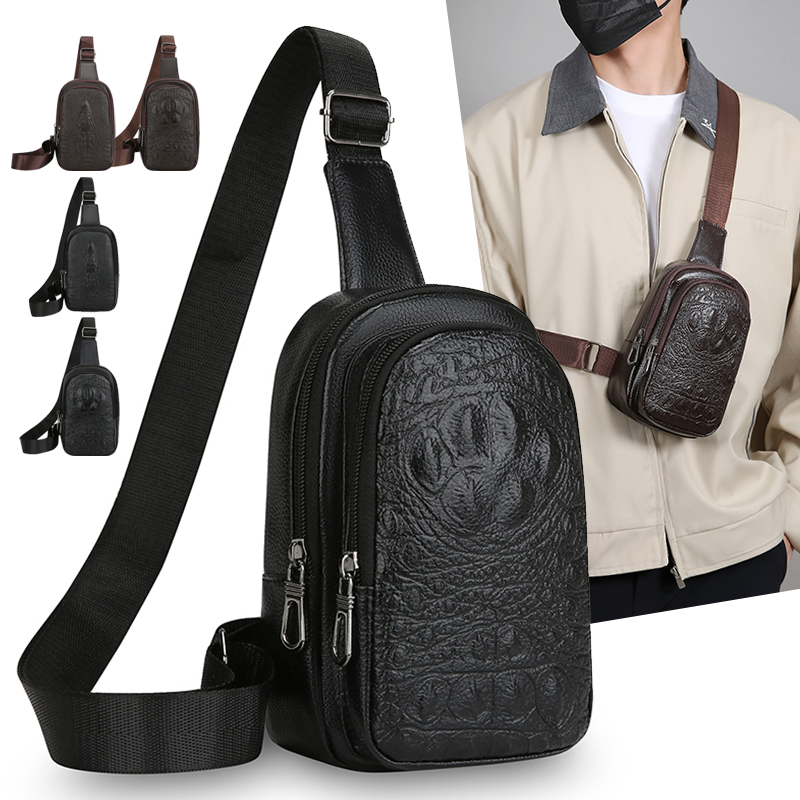 다용도 PU 가죽 체스트 백 - 업무, 여행 및 야외  - Leatherwork Essentials 리뷰 및 가격
