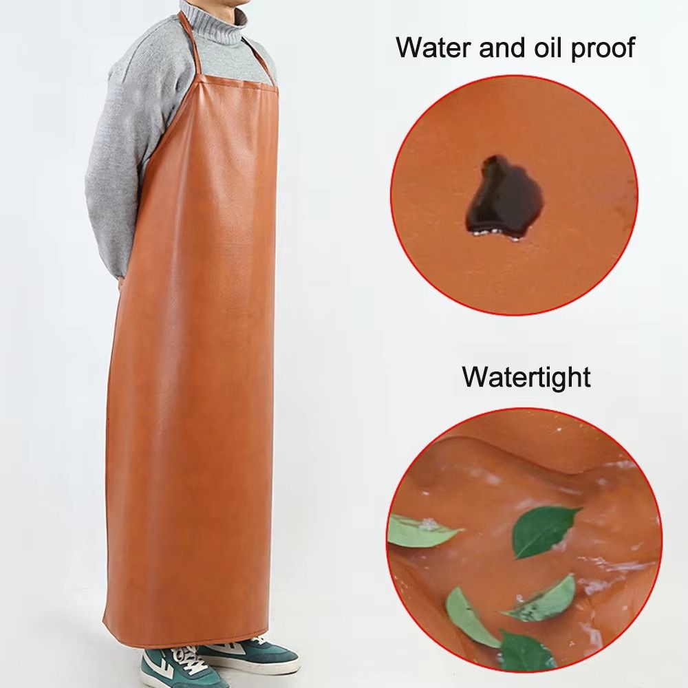 두꺼운 PU 가죽 앞치마 95/120cm 내유성 작업  - Leatherwork Apron 리뷰 및 가격