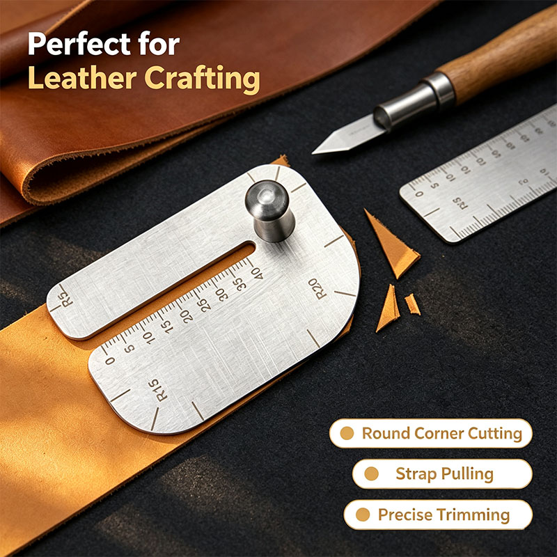 가죽 작업용 가죽 당김판 도구 1개, 스테인리스 스틸  - Leatherwork Manual 리뷰 및 가격