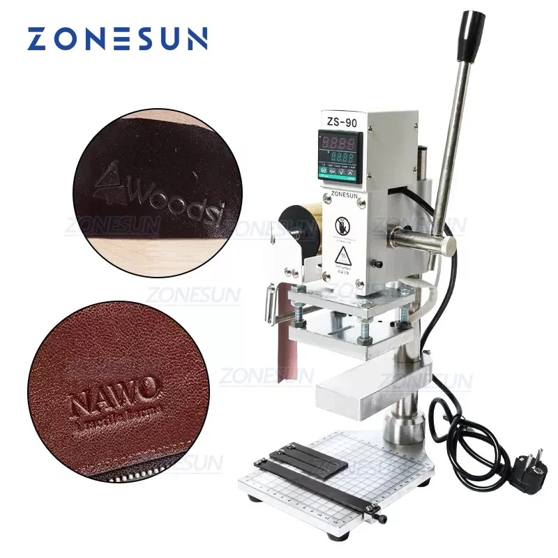 ZONESUN 이중 작업판 수동 가죽 핫 포일 스탬핑  - Leatherwork Press 리뷰 및 가격