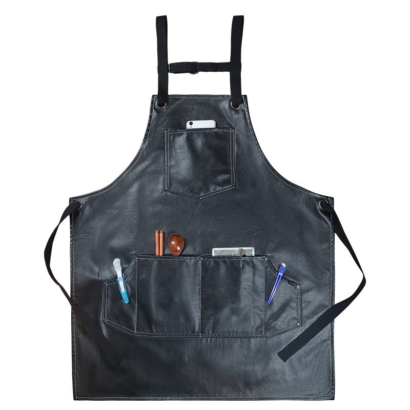 2023 PU 소프트 가죽 케이터링 서버 멜빵 작업복, - Leatherwork Apron 리뷰 및 가격