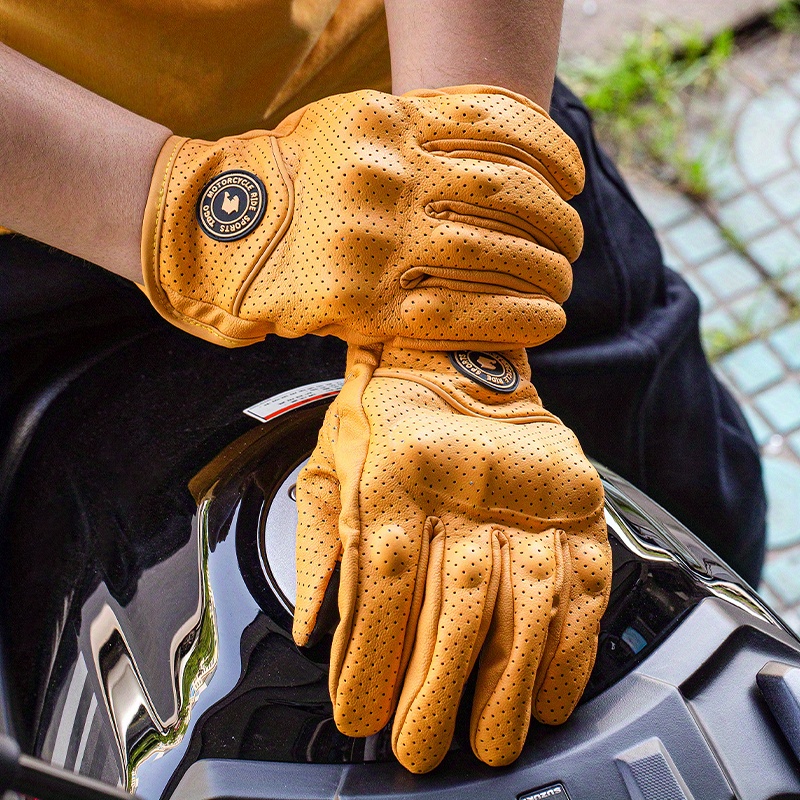 오토바이 장갑 방풍 및 방수 가죽 남성용 라이딩 장갑  - Leather Work Winter Gloves 리뷰 및 가격