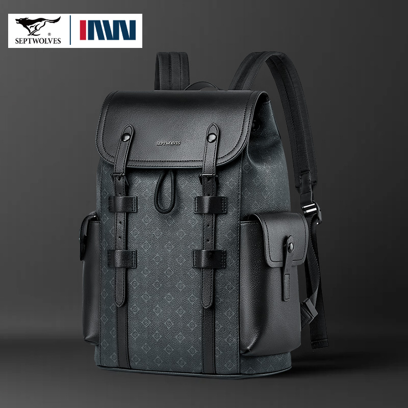 Septwolves 고품질 비즈니스 인쇄 가죽 배낭 남 - Leather Work Rucksack Mens 리뷰 및 가격