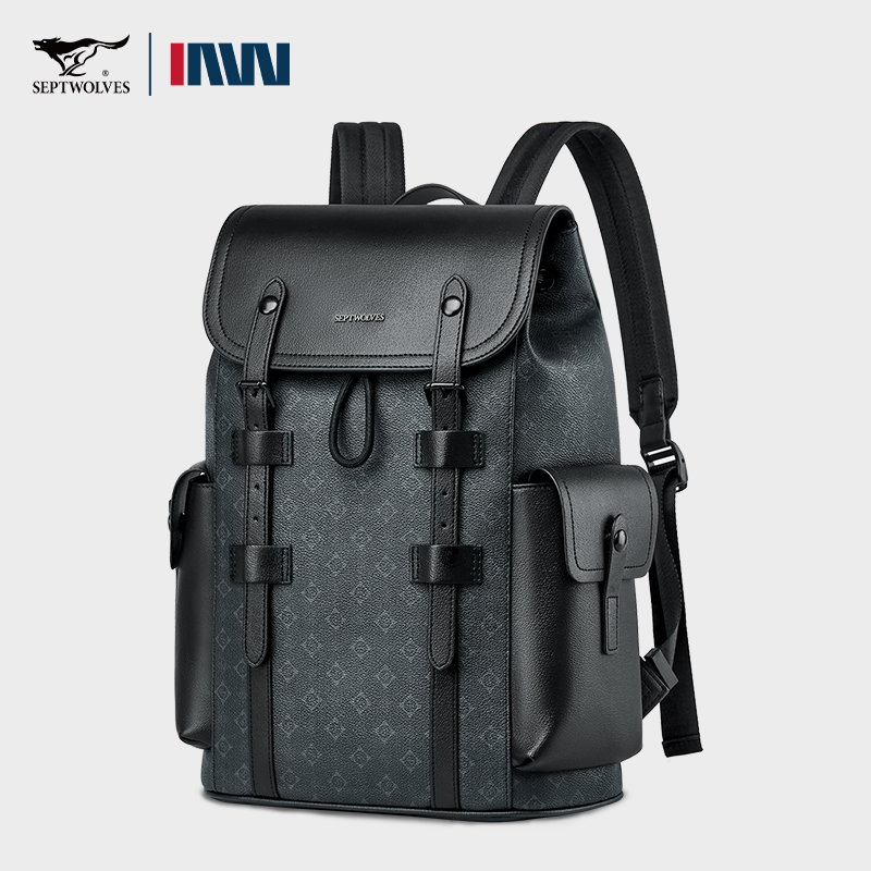 Septwolves 고품질 비즈니스 인쇄 가죽 배낭 남 - Leather Work Rucksack Mens 리뷰 및 가격