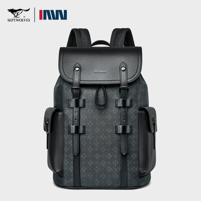 Septwolves 고품질 비즈니스 인쇄 가죽 배낭 남 - Leather Work Rucksack Mens 리뷰 및 가격
