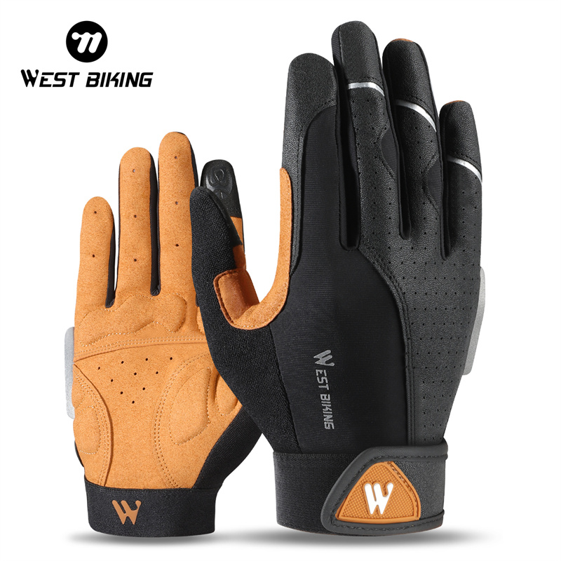 WEST BIKING 남성용 풀 핑거 사이클링 장갑,  - Leather Work Winter Gloves 리뷰 및 가격