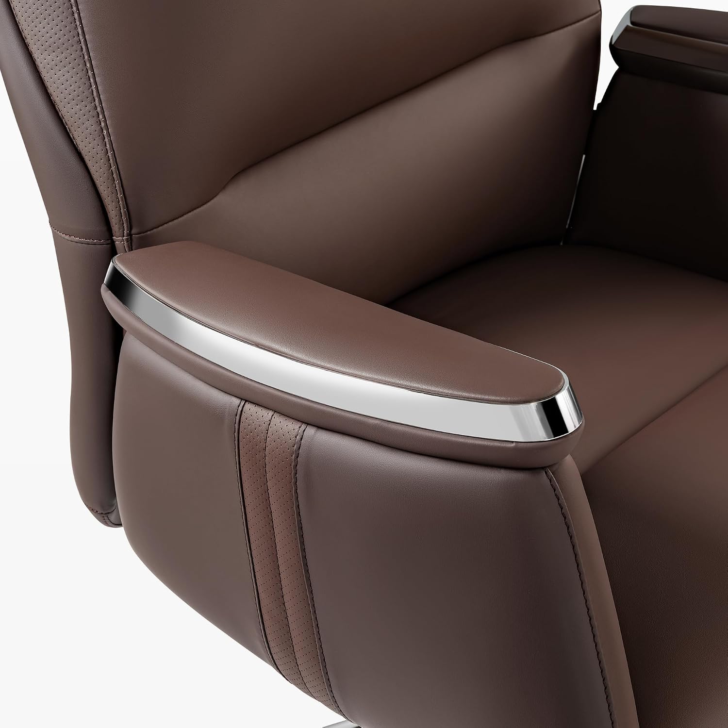 하이백 임원용 사무실 의자, 인체공학적 가죽 커버, 조 - Upholstery Leather Work 리뷰 및 가격